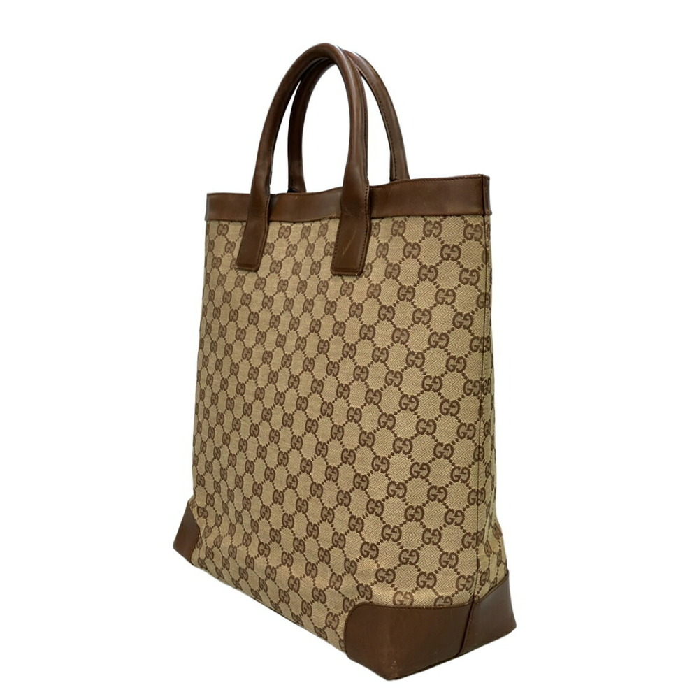 Gucci Tote Canvas GG brown beige Bag - Picture 3 of 6